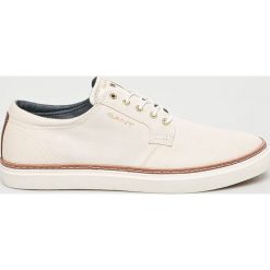 Gant - Buty Bari. Białe buty sportowe męskie marki GANT, z materiału. Za 399,90 zł.