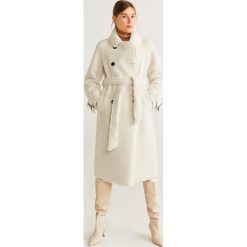 Mango - Płaszcz Fuzzy. Kurtki damskie Mango, s, w paski, z poliesteru, klasyczne. Za 449,90 zł.