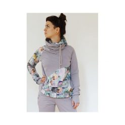 Bluza z kapturem - Pastele. Bluzy damskie Mimi Monster, bez wzorów, bez rękawów, z kapturem. Za 219,00 zł.