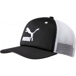 Puma Czapka Z Daszkiem Archive Trucker Cap Adult Black. Czarne czapki z daszkiem męskie marki Puma, z haftami, sportowe. W wyprzedaży za 55,00 zł.