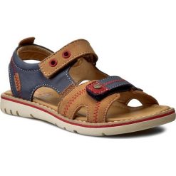Sandały LASOCKI KIDS - CI12-2705-04 Camel. Brązowe sandały chłopięce marki Lasocki Kids, z nubiku. Za 89,99 zł.