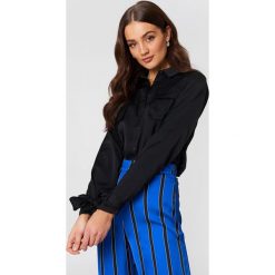 Bluzki asymetryczne: Rut&Circle Bluzka Signe - Black