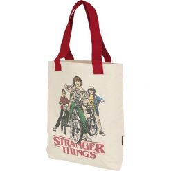 Stranger Things Loungefly - The Squad Torba zakupowa wielokolorowy. Szare torebki klasyczne damskie Stranger Things, z nadrukiem, z nadrukiem. Za 121,90 zł.