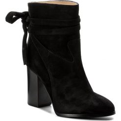 Botki damskie lity: Botki BOSS - Rachel 50376666 10199370 01 Black 001