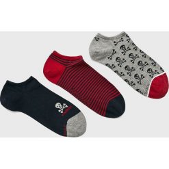 John Frank - Skarpety (3-pack). Skarpetki męskie John Frank, bez wzorów, z elastanu. W wyprzedaży za 24,90 zł.