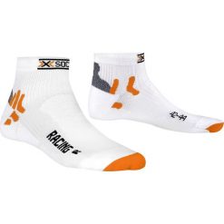 Skarpety X-SOCKS BIKE RACING. Białe skarpetki damskie X SOCKS, bez wzorów. W wyprzedaży za 64,00 zł.