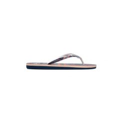 Japonki Roxy Southbeach - Chancletas. Niebieskie klapki damskie marki Roxy, bez wzorów, bez obcasa. Za 123,69 zł.
