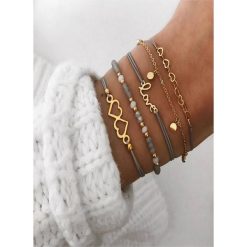 Bransoletki na rękę zestaw b318. Bransoletki damskie Fanaberia.com. Za 24,90 zł.