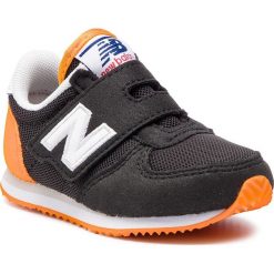 Sneakersy NEW BALANCE - IV220BKO Czarny Pomarańczowy. Czarne trampki chłopięce New Balance, bez wzorów, z tworzywa sztucznego, na rzepy. Za 179,99 zł.
