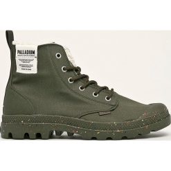 Palladium - Trampki. Czarne trampki męskie Palladium, bez wzorów, z materiału, na sznurówki. Za 399,90 zł.