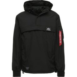 Alpha Industries ANORAK FUNKTION Kurtka przejściowa black. Czarne marynarki męskie Alpha Industries, xl, bez wzorów, z nylonu. Za 799,00 zł.