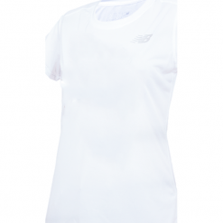 New Balance WT71037PWT. Bluzki sportowe damskie New Balance, na jesień, xl, bez wzorów, z materiału, bez kołnierzyka, bez rękawów, bez kaptura, do biegania. Za 99,99 zł.