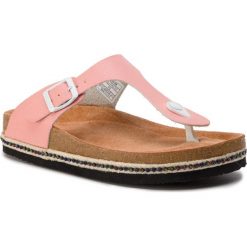 Espadryle BIG STAR - DD274133 Pink. Różowe espadryle damskie BIG STAR, z aplikacjami, ze skóry ekologicznej, bez obcasa. Za 99,00 zł.