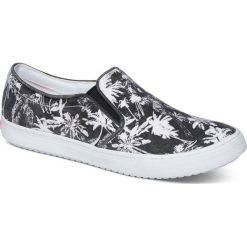 Roxy buty damskie Blake Black White. Czarne espadryle damskie Roxy, bez wzorów, bez obcasa. Za 113,00 zł.