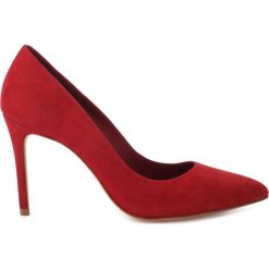 Buty ślubne damskie: Czółenka z nubuku Azoa/Nub