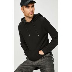 Premium by Jack&Jones - Bluza. Czarne bluzy męskie Premium by Jack&Jones, m, z nadrukiem, z bawełny, z kapturem, bez rękawów, z kapturem. W wyprzedaży za 99,90 zł.