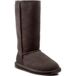 Buty EMU AUSTRALIA - Stinger Hi W10001 Chocolate 2015. Brązowe kowbojki damskie EMU Australia, z gumy. W wyprzedaży za 549,00 zł.