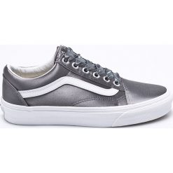Vans - Tenisówki. Szare tenisówki damskie marki Vans, z gumy, na sznurówki. W wyprzedaży za 299,90 zł.