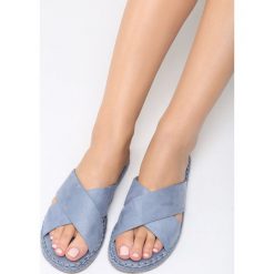 Niebieskie Klapki Loving Arm. Niebieskie chodaki damskie vices. Za 64,99 zł.