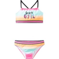 Bikini dziewczęce (2 części) bonprix różowy flaming z nadrukiem. Różowe stroje kąpielowe dziewczęce bonprix, z nadrukiem. Za 54,99 zł.