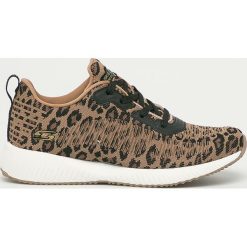 Skechers - Buty. Brązowe buty sportowe damskie Skechers, bez wzorów, z gumy, sportowe. Za 279,90 zł.