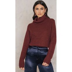 Golfy damskie: Rut&Circle Dzianinowy golf Tinelle – Red