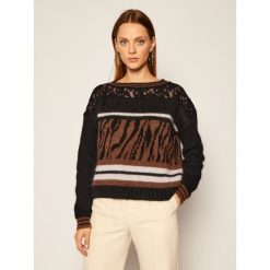 Sweter Liu Jo MF0145 MA75I. Czarne swetry damskie Liu Jo, xs, bez wzorów, klasyczne, bez rękawów, bez kaptura. Za 899,00 zł.