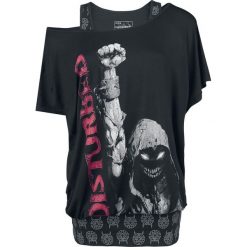 Disturbed EMP Signature Collection Koszulka damska czarny/szary. Szare koszulki damskie marki Disturbed, xl, z nadrukiem, z materiału, z dekoltem na plecach. Za 164,90 zł.