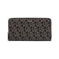 DKNY Bryant Portfel Brązowy. Pomarańczowe portfele damskie DKNY, bez wzorów, z materiału. Za 523,95 zł.
