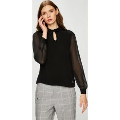 Trussardi Jeans - Bluzka. Szare bluzki asymetryczne Trussardi Jeans, z jeansu, casualowe. W wyprzedaży za 379,90 zł.