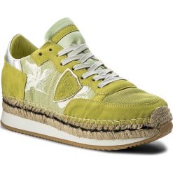 Espadryle damskie na koturnie: Espadryle PHILIPPE MODEL – Saint Tropez SALD AC04 Amarillis Lime