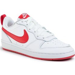 Buty NIKE - Court Borough Low 2 (GS) BQ5448 103 White/University Red. Białe buty sportowe damskie Nike, bez wzorów, ze skóry ekologicznej, sportowe, nike court. Za 219,00 zł.