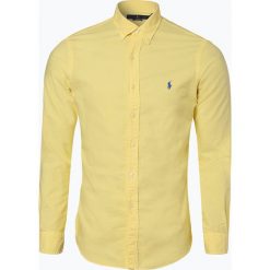 Polo Ralph Lauren - Koszula męska – Slim Fit, żółty. Żółte koszule męskie Polo Ralph Lauren, s, z haftami, eleganckie, polo, bez rękawów. Za 499,95 zł.