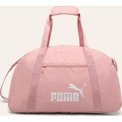 Puma - Torba. Różowe torebki damskie sportowe Puma, w paski, z poliesteru, sportowe, na ramię, bez dodatków. W wyprzedaży za 89,90 zł.