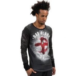 T-shirty męskie: Koszulka w kolorze czarnym ze wzorem