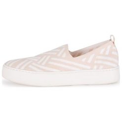 What For tenisówki slip-on damskie Carla 40 jasnoróżowe. Różowe trampki i tenisówki damskie What For, bez wzorów, bez zapięcia. W wyprzedaży za 169,00 zł.