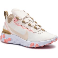 Buty NIKE - React Element 55 BQ2728 007 Phantom/Lt Orewood Brn. Brązowe półbuty damskie Nike, ze skóry ekologicznej. W wyprzedaży za 379,00 zł.