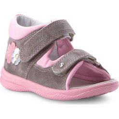 Sandały SUPERFIT - 2-00096-34 M Truffle Kombi. Szare sandały dziewczęce Superfit, ze skóry, bez zapięcia. W wyprzedaży za 169,00 zł.