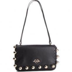Torebka LOVE MOSCHINO - JC4077PP17LI0000 Nero. Czarne torebki klasyczne damskie marki Love Moschino, ze skóry ekologicznej. Za 959,00 zł.