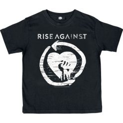 T-shirty damskie: Rise Against Heart Fist Koszulka dziecięca czarny