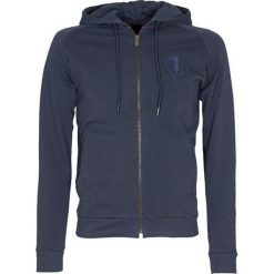 Trussardi Bluza Full Zip Fleece Z Hood Pure Bawełna Regular Fit (rozmiar L). Bluzy męskie Trussardi, m, bez wzorów, z bawełny, z kapturem, bez rękawów, z kapturem. W wyprzedaży za 369,00 zł.