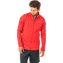 Kurtki sportowe męskie: Nike Kurtka męska Dri-Fit Therma Running czerwony r. S (683582 657)