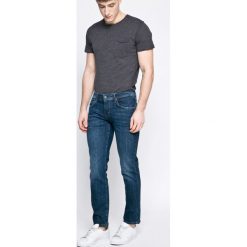 Pepe Jeans - Jeansy Cane. Szare jeansy męskie z dziurami Pepe Jeans. W wyprzedaży za 239,90 zł.
