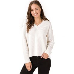 Tommy Hilfiger Herby Sweter Biały. Białe bluzy damskie TOMMY HILFIGER, m, bez wzorów, z bawełny, bez rękawów, bez kaptura. Za 652,95 zł.
