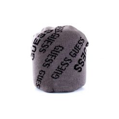 Czapki Guess AM7910WOL01. Szare czapki zimowe męskie marki Guess, z aplikacjami. Za 161,99 zł.