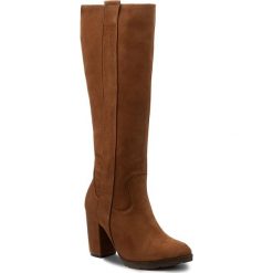 Kozaki SERGIO BARDI - Arborio FW127278417AF 404. Brązowe kozaki damskie skórzane marki Sergio Bardi, przed kolano, na wysokim obcasie. W wyprzedaży za 309,00 zł.