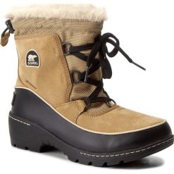 Śniegowce SOREL - Youth Torino III NY1892 Curry/Black 373. Brązowe buty chłopięce zimowe marki Sorel, z gumy. W wyprzedaży za 259,00 zł.
