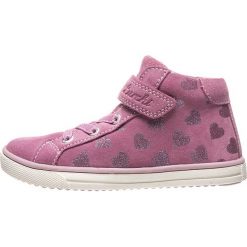 Skórzane sneakersy "Sory" kolorze szaroróżowym. Różowe trampki dziewczęce Lurchi, bez wzorów, z gumy, bez zapięcia. W wyprzedaży za 172,95 zł.