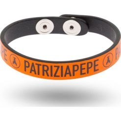 BRANSOLETKA patrizia pepe. Szare bransoletki damskie Patrizia Pepe, ze skóry, srebrne. Za 189,00 zł.