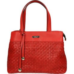 Torba - FEDERICA03 RO. Żółte torebki klasyczne damskie Venezia, ze skóry. Za 529,00 zł.